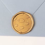 "Clouds- Customizable Color- Set of 25 Hand-crafted Wax Seals" - Wax Seals in multicolor by Inkspiringletters