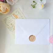 "Baby Feet - Taupe- Set of 25 Hand-crafted Wax Seals" - Wax Seals in natural by Inkspiringletters