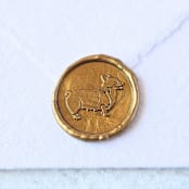 "Pembroke Corgi- Customizable Color- Set of 25 Wax Seals" - Wax Seals in multicolor by Inkspiringletters