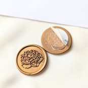 "Peony Bloom- Customizable Color- Set of 25 Hand-crafted Wax Seals" - Wax Seals in multicolor by Inkspiringletters