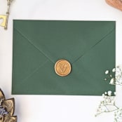 "Handwritten Heart- Customizable  Color- Set of 25 Hand-crafted Wax Seals" - Wax Seals in multicolor by Inkspiringletters