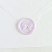 "Mini Bow- Customizable Color- Set of 25  Hand-crafted Wax Seals" - Wax Seals in multicolor by Inkspiringletters