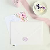 "Mini Bow- Customizable Color- Set of 25  Hand-crafted Wax Seals" - Wax Seals in multicolor by Inkspiringletters