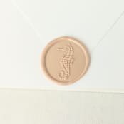 "Seahorse- Customizable Color- Set of 25  Hand-crafted Wax Seals" - Wax Seals in multicolor by Inkspiringletters