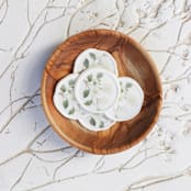"White Magnolia Vellum Wax Seals | Set of 25" - Wax Seals in white by Clove and Cedar Design