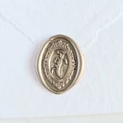 "Framed Lily- Customizable Color- Set of 25  Hand-crafted Wax Seals" - Wax Seals in multicolor by Inkspiringletters