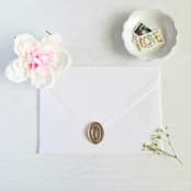 "Framed Lily- Customizable Color- Set of 25  Hand-crafted Wax Seals" - Wax Seals in multicolor by Inkspiringletters