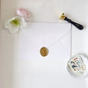 "Secret Garden- Customizable Color- Set of 25 Hand-crafted Wax Seals" - Wax Seals in multicolor by Inkspiringletters