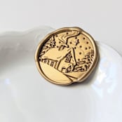 "Cozy Cabin- Customizable Color- Set of 25 Hand-crafted Wax Seals" - Wax Seals in multicolor by Inkspiringletters