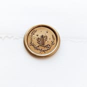 "Desert Scape- Customizable  Color- Set of 25 Hand-crafted Wax Seals" - Wax Seals in multicolor by Inkspiringletters
