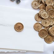 "Desert Scape- Customizable  Color- Set of 25 Hand-crafted Wax Seals" - Wax Seals in multicolor by Inkspiringletters