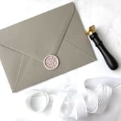 "French Garden in Linen Pack of 10" - Wax Seals in natural by Abby Choi