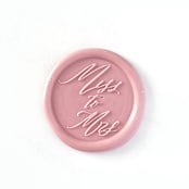 "Miss to Mrs Wax Seal in Dusty Rose Pack of 10" - Wax Seals in pink by Abby Choi