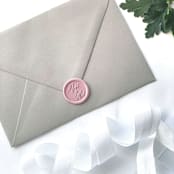 "Miss to Mrs Wax Seal in Dusty Rose Pack of 10" - Wax Seals in pink by Abby Choi