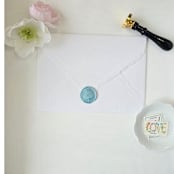 "Monstera Leaf- Customizable Color- Set of 25 Hand-crafted Wax Seals" - Wax Seals in multicolor by Inkspiringletters