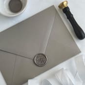 "Miss to Mrs in Heirloom Pack of 10" - Wax Seals in silver by Abby Choi