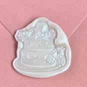 "Tiered Cake- Customizable Color- Set of 25 Hand-crafted Wax Seals" - Wax Seals in multicolor by Inkspiringletters