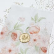 "Custom Eucalyptus Wax Seals | Set of 50" - Wax Seals in multicolorassorted-colors by Clove and Cedar Design