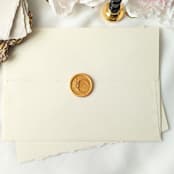 "Floral Moon- Customizable Color- Set of 25 Wax Hand-crafted Wax Seals" - Wax Seals in multicolor by Inkspiringletters