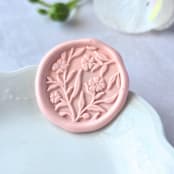 "Wallflowers- Customizable Color- Set of 25  Hand-crafted Wax Seals" - Wax Seals in multicolor by Inkspiringletters