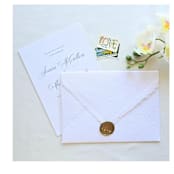 "Orchid Wreath- Customizable Color- Set of 25  Hand-crafted Wax Seals" - Wax Seals in multicolor by Inkspiringletters