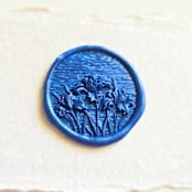 "Irises- Customizable Color- Set of 25  Hand-crafted Wax Seals" - Wax Seals in multicolor by Inkspiringletters