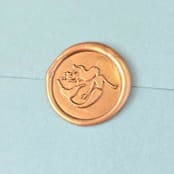 "Mermaid- Customizable Color- Set of 25  Hand-crafted Wax Seals" - Wax Seals in multicolor by Inkspiringletters