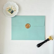 "Mermaid- Customizable Color- Set of 25  Hand-crafted Wax Seals" - Wax Seals in multicolor by Inkspiringletters