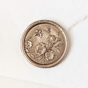 "Spring Blooms - Customizable Color- Set of 25 Hand-crafted Wax Seals" - Wax Seals in multicolor by Inkspiringletters