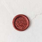 "Santa's Airmail- Customizable Color - Set of 25  Hand-crafted Wax Seals" - Wax Seals in red by Inkspiringletters