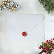 "Santa's Airmail- Customizable Color - Set of 25  Hand-crafted Wax Seals" - Wax Seals in red by Inkspiringletters