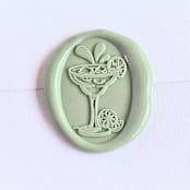 "Spicy Margarita- Customizable Color- Set of 25Hand-crafted Wax Seals" - Wax Seals in multicolor by Inkspiringletters