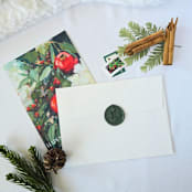 "Home for the Holidays- Customizable Color- Set of 25 Hand-crafted Wax Seals" - Wax Seals in multicolor by Inkspiringletters