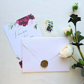 "Windmill Garden - Customizable Color- Set of 25  Hand-crafted Wax Seals" - Wax Seals in multicolor by Inkspiringletters