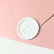 "At Last- Customizable Color- Set of 25 Hand-crafted Wax Seals" - Wax Seals in multicolor by Inkspiringletters