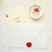 "Bow - Customizable Color- Set of 25  Hand-crafted Wax Seals" - Wax Seals in multicolor by Inkspiringletters