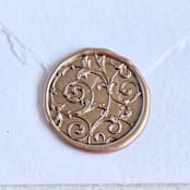 "Acanthus- Customizable Color- Set of 25 Hand-crafted Wax Seals" - Wax Seals in multicolor by Inkspiringletters