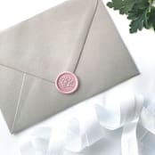 "Peony Wax Seal in Dusty Rose Pack of 10" - Wax Seals in pink by Abby Choi
