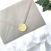 "Daisies Wax Seal in Lemonade Pack of 10" - Wax Seals in yellow by Abby Choi