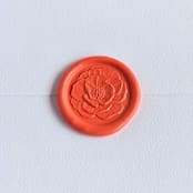 "Camelia- Customizable Color- Set of 25 Hand-crafted Wax Seals" - Wax Seals in multicolor by Inkspiringletters