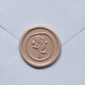 "Customizable Color Floral Bouquet Self-adhesive Wax Seals, Set of 5" - Wax Seals in multicolorassorted-colors by MC silverlinings