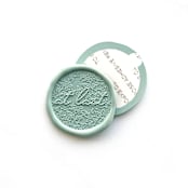 "At Last Wax Seal in Sage Pack of 10" - Wax Seals in green by Abby Choi