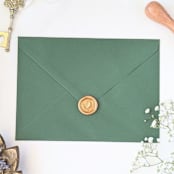 "Mini Sage- Customizable  Color- Set of 25 Hand-crafted Wax Seals" - Wax Seals in multicolor by Inkspiringletters