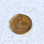 "Chemise a la Reine- Customizable Color- Set of 25 Hand-crafted Wax Seals" - Wax Seals in multicolor by Inkspiringletters
