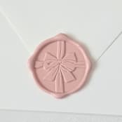 "Gift Bow- Customizable Color- Set of 25  Hand-crafted Wax Seals" - Wax Seals in multicolor by Inkspiringletters