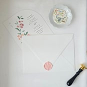 "Gift Bow- Customizable Color- Set of 25  Hand-crafted Wax Seals" - Wax Seals in multicolor by Inkspiringletters