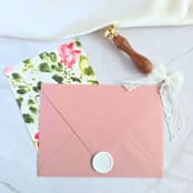"Princess Dress-  Customizable Color- Set of 25  Hand-crafted Wax Seals" - Wax Seals in multicolor by Inkspiringletters