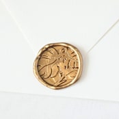"Giant Monstera- Customizable Color- Set of 25  Hand-crafted Wax Seals" - Wax Seals in multicolor by Inkspiringletters