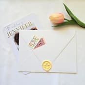 "Tulips- Customizable Color- Set of 25  Hand-crafted Wax Seals" - Wax Seals in multicolor by Inkspiringletters