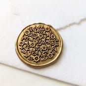 "French Lace- Customizable Color- Set of 25 Hand-crafted Wax Seals" - Wax Seals in multicolor by Inkspiringletters